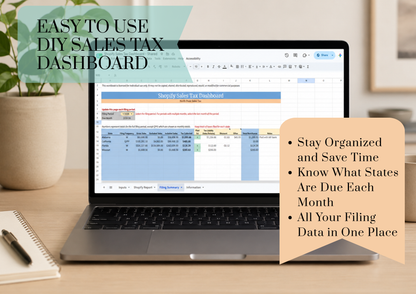 Shopify Sales Tax Dashboard